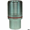 Dixon WS-BOP Wing Style High Pressure Plug, 2-11-1/2 Nominal, FNPT, Steel, Domestic WS16F16-BOP